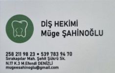 Dentist Müge ŞAHİNOĞLU